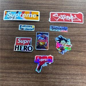 Mini supreme Stickers holographic minis + 1 Supreme sticker free